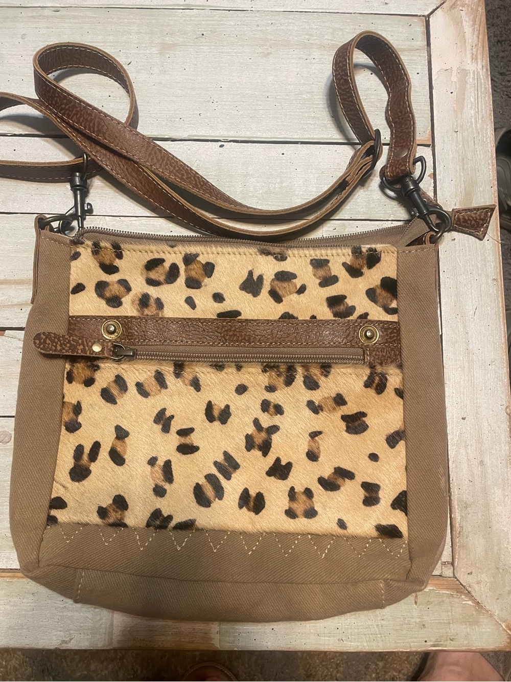 Myra Bag Leopard Print Crossbody